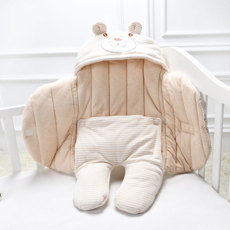 Бебешки спален чувал Новородено есен зима дебело одеяло анти-старт цвят памук анти-удар новородени спящи юргани