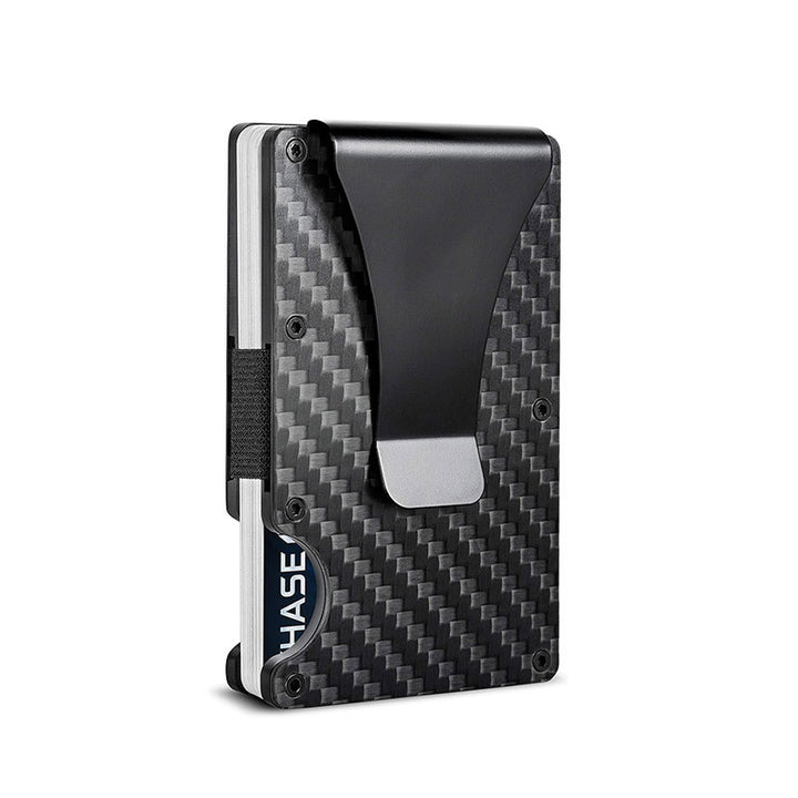 Carbon Fiber Package Wallet Multi-functional Metal Card