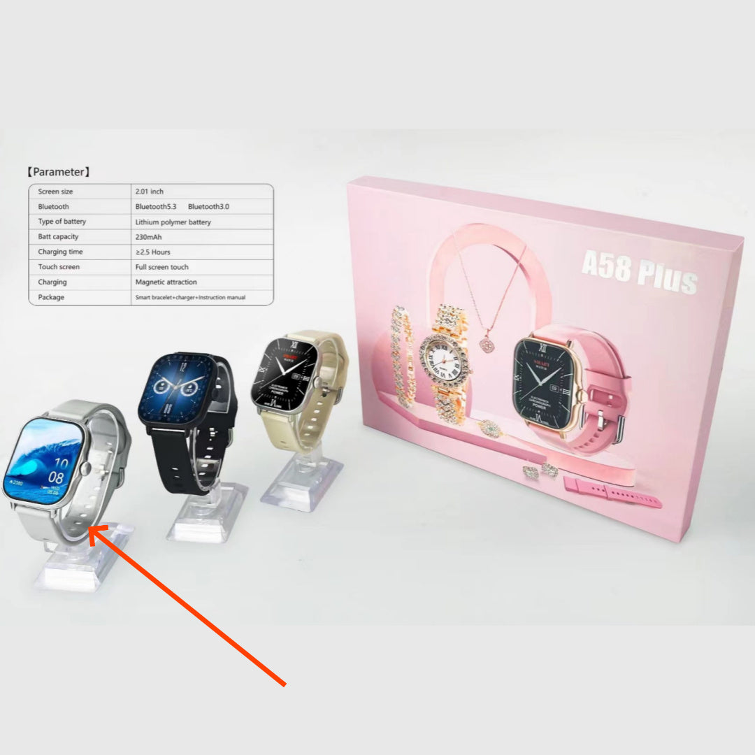 Smart Watch Bluetooth Calling Rea cardiacă din sânge Oxigen Femei