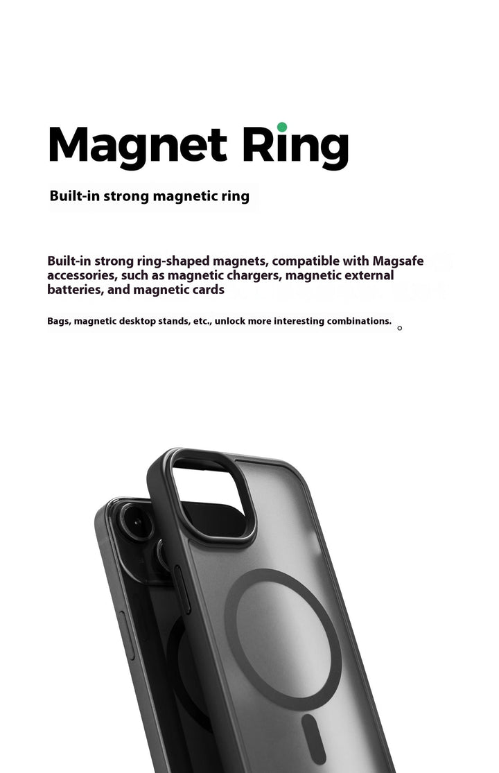 Frosted Skin Feeling All-inclusive Magnetic Suction Phone Case