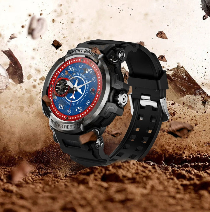 Smart Watch Bluetooth nennen Herzfrequenz Blutdruck Blut Sauerstoff Schlafüberwachung