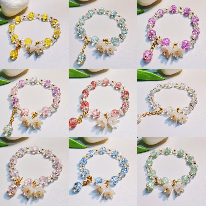 Lily Bracelet Colorful Glaze Simple All-match Bracelet