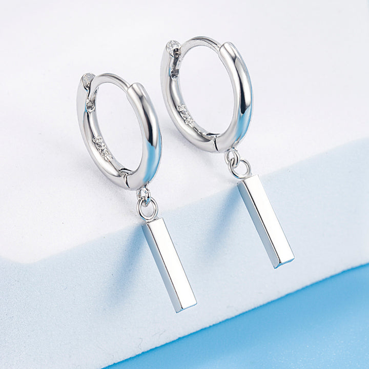 Personality Geometry Square Column Earrings For Women
