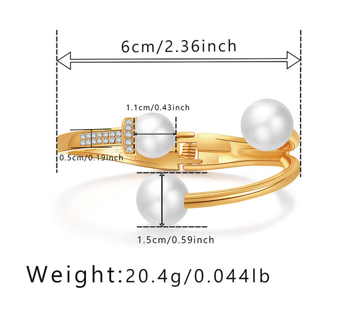 Brățară elegantă din seria de perle minimaliste