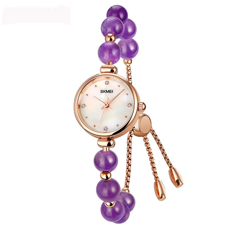 Reloj de cuarzo para mujeres elegante de moda