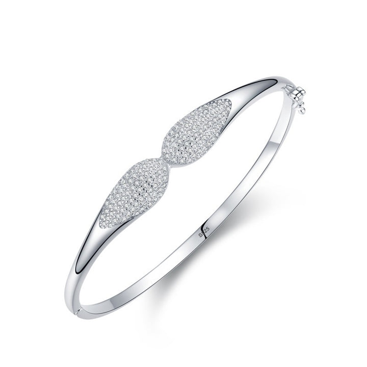 Elegantes hochgradiges Diamant S925 Silberarmband