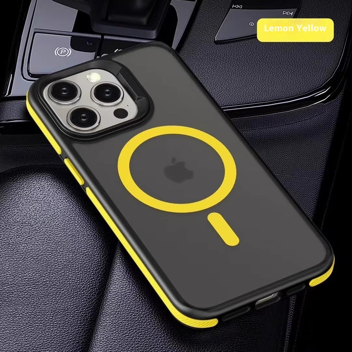 Applicable To IPhone15 Phone Case Magnetic Drop-resistant