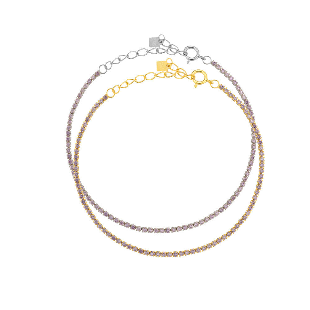 Diseño de interés especial Luz de lujo Cirón de plata esterlina Color personalidad Estilo de plata brazalete de plata