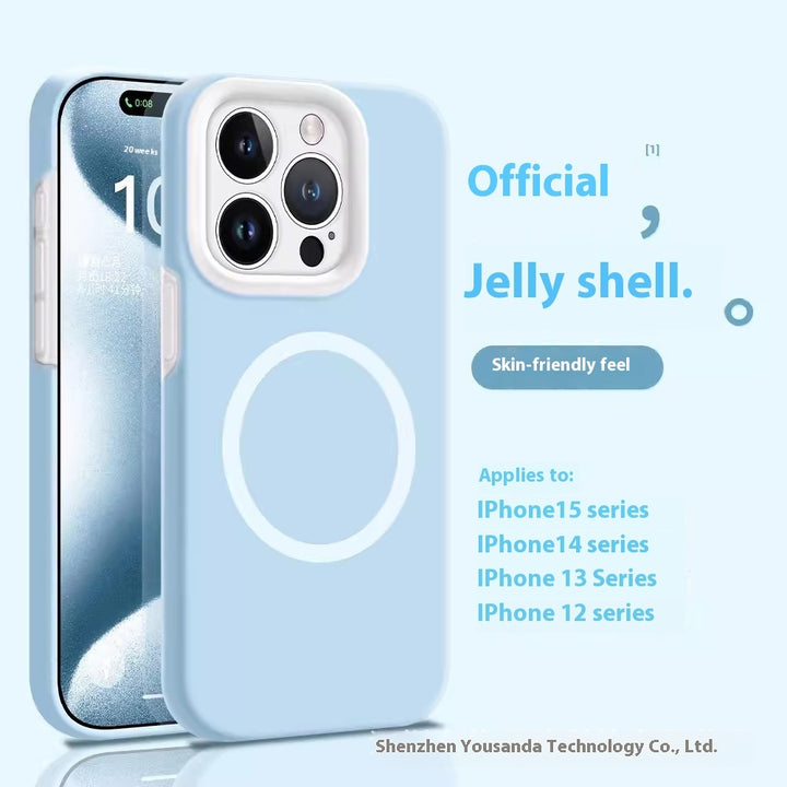 Jelly Liquid magnetische silicagel telefoonhoes