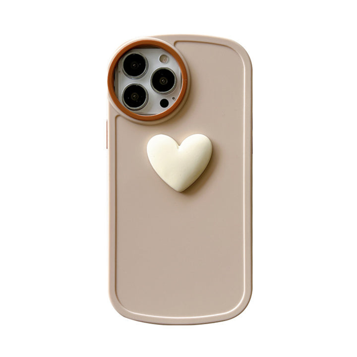Simple And Small Love Phone Case Anti Drop