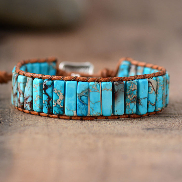 Handmade Beaded Weave Winding Bracelet