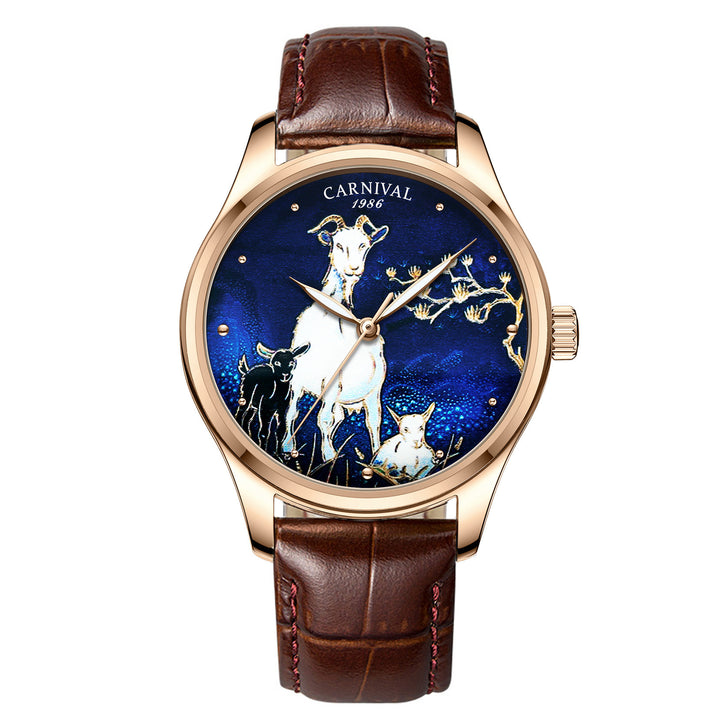 Nouvelle montre de mouton animal du zodiaque chinois