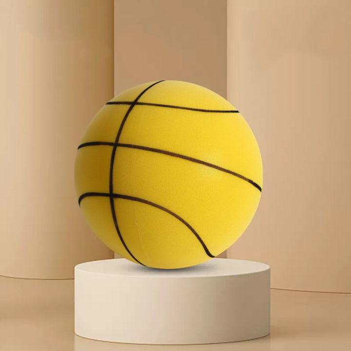 Stille hoge dichtheid schuim sportbal indoor mute basketbal zachte elastische bal kinderen sportspeelgoed spelletjes
