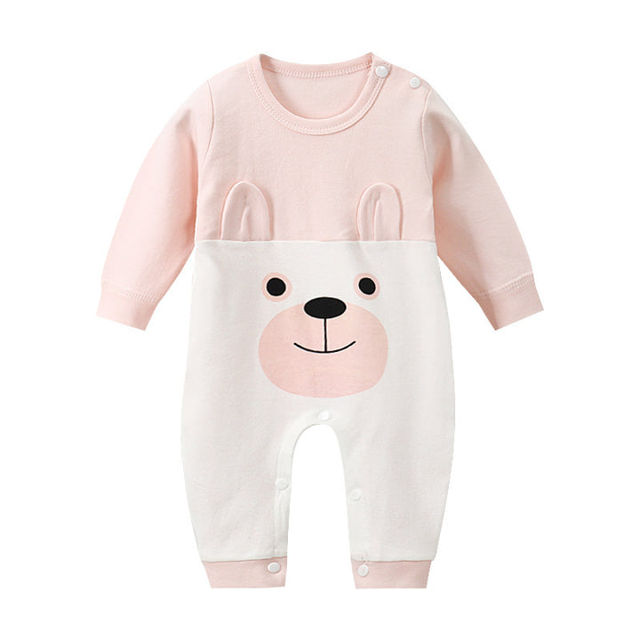 Romper met lange mouwen katoenen romper babykleding