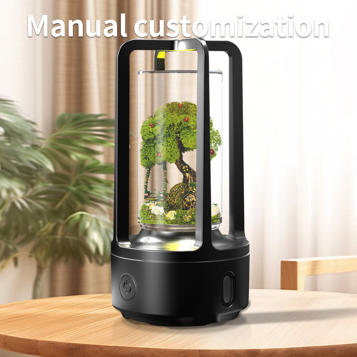 Inga tillbehör 2 i 1 DIY Audio Crystal Light and Bluetooth Speaker Gift Touch Harts Night Light