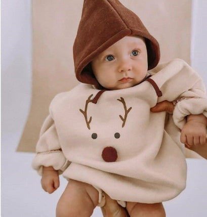 Noel Giysileri Romper Bebek Giysileri Sonbahar ve Kış