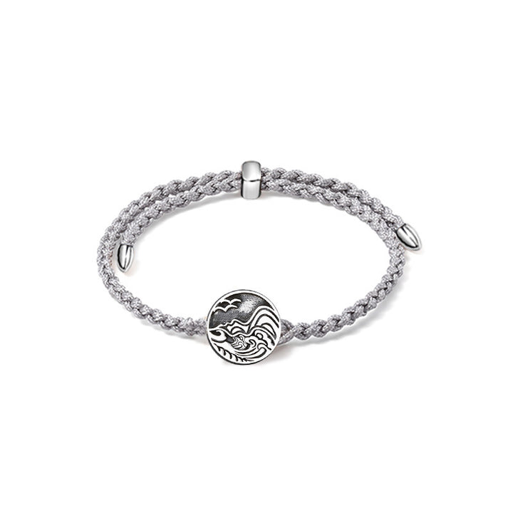 Love Oath Sterling Silver Couple Bracelet