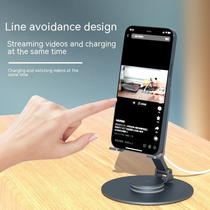 Desktop Adjustable Portable Wireless Charging Rotary Magnetic Adhesive Mobile Phone Tablet Computer Stand