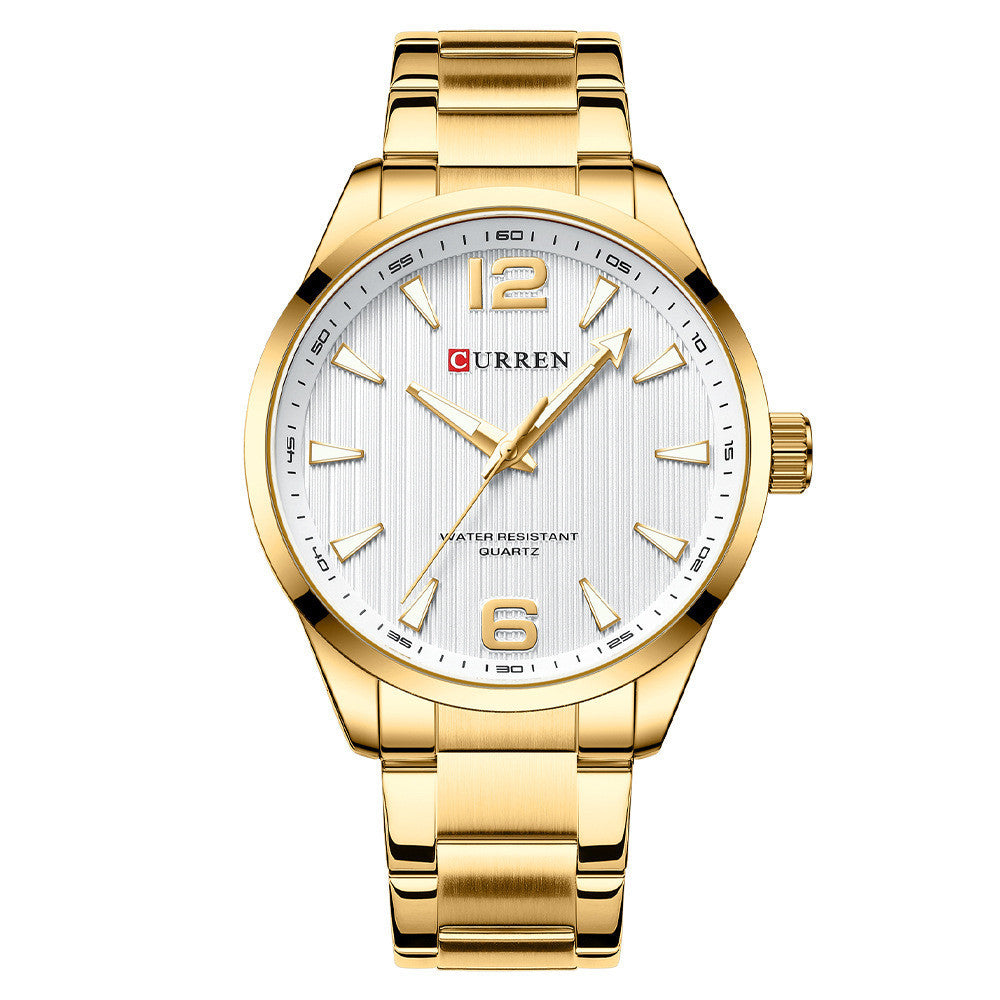 Heren Business Quartz Steel Belt Watch