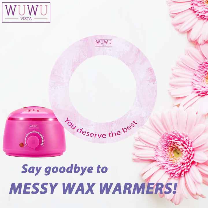 WUWUVISTA Waxing Protection Collars 10pcs In 1 Pack For 7 Oz And 14 Oz Wax Warmers&Wax Cans, Professional Warmer Collars Wax Tools, Wax Accessary