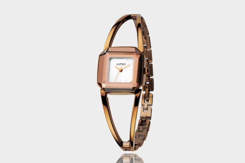 Women's Fashion Square Retro armbåndklokke