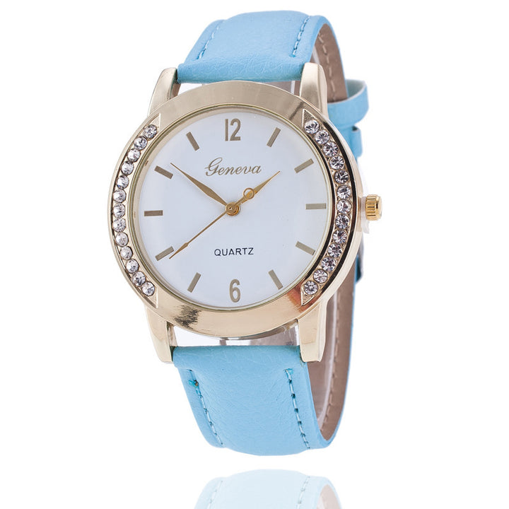 Ginebra Diamond Quartz Watch Women