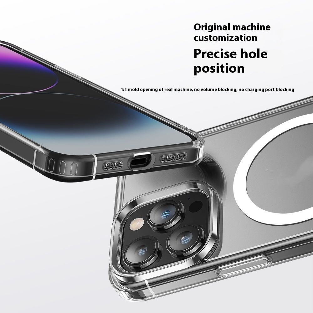 Protective Cover Suitable Magnetic Two-in-one Transparent Drop-resistant