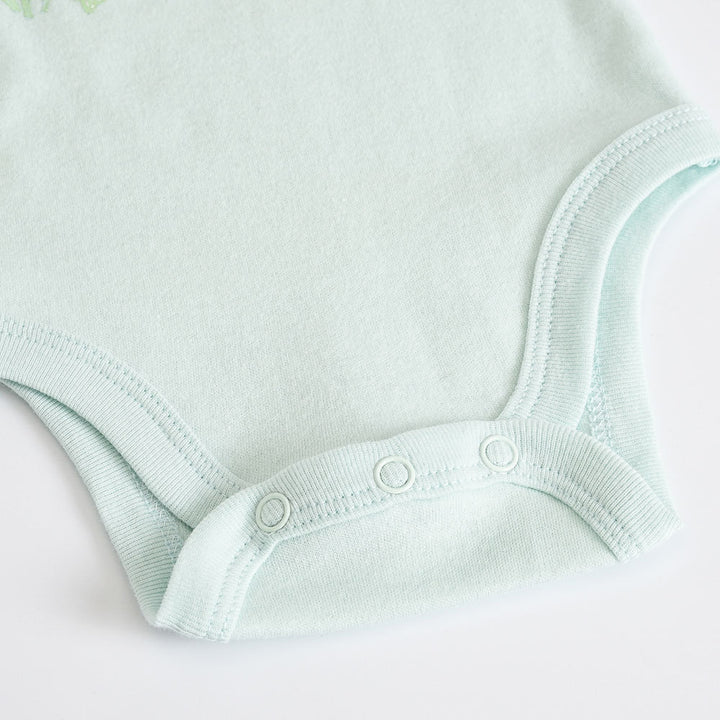 Baby Ocheies Trzyczęściowy garnitur Nowy bawełniany sweter z krótkim rękawem Ubrania ubrania dziecięce