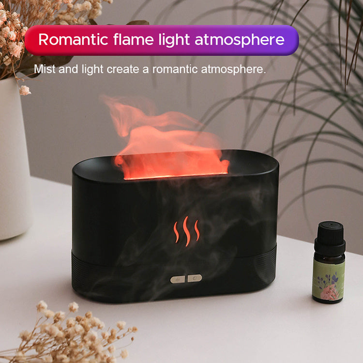 2022 più venduto USB USB Flame Humidifier LED RGB RGB Olio essenziale Flama Fiamma Diffusore aroma