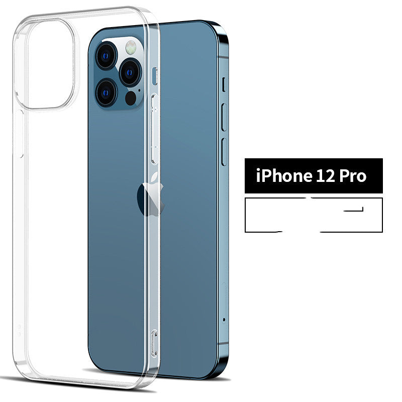 Compatibile con Apple, compatibile con Apple, iPhone 12 Case Silicone Anti Drop trasparente