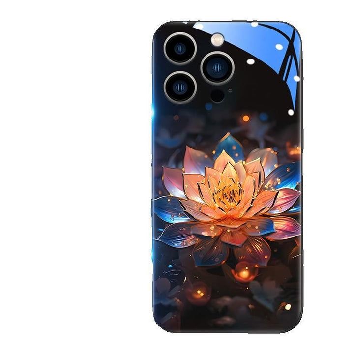 Crystal Good Luck Water Lily geschikte telefoonhoes