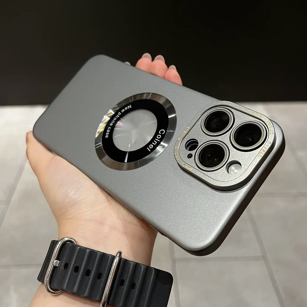 Metalen lensframe Frosted Phone Case