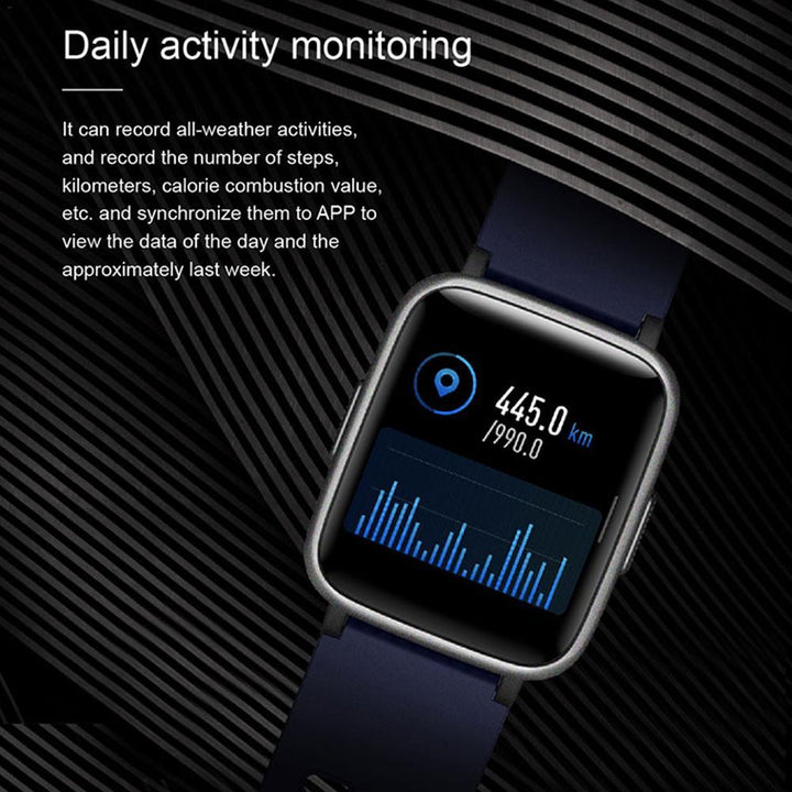 Bracelet de sport cardiaque Bracelet Smart Watch Podomètre