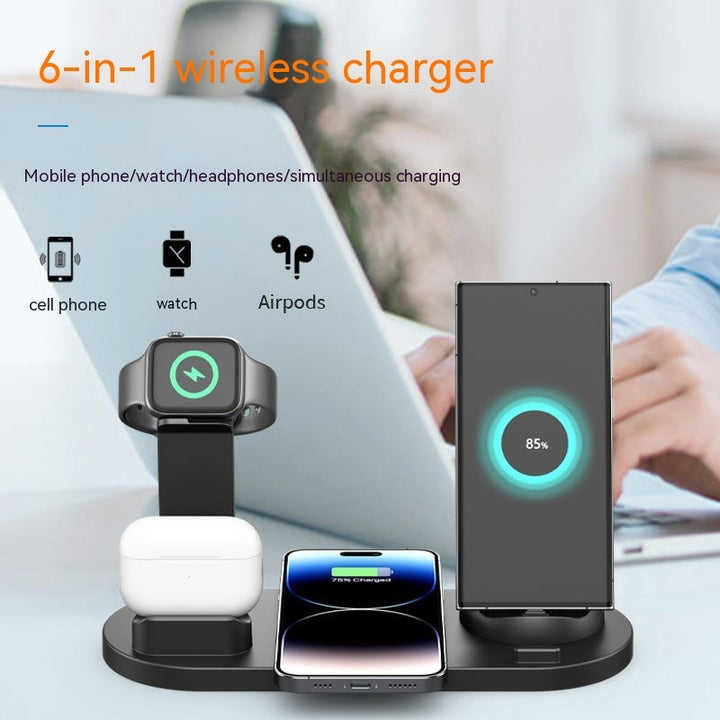 Three-in-one Wireless Charger Mobile Phone Holder