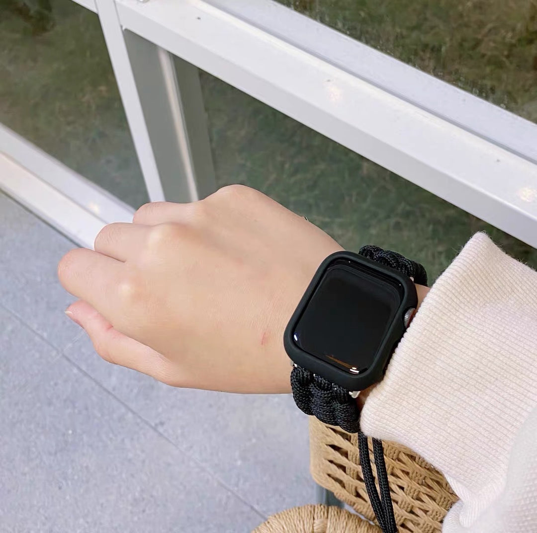 Paracord trenzado Smart Watch Strap transpirable