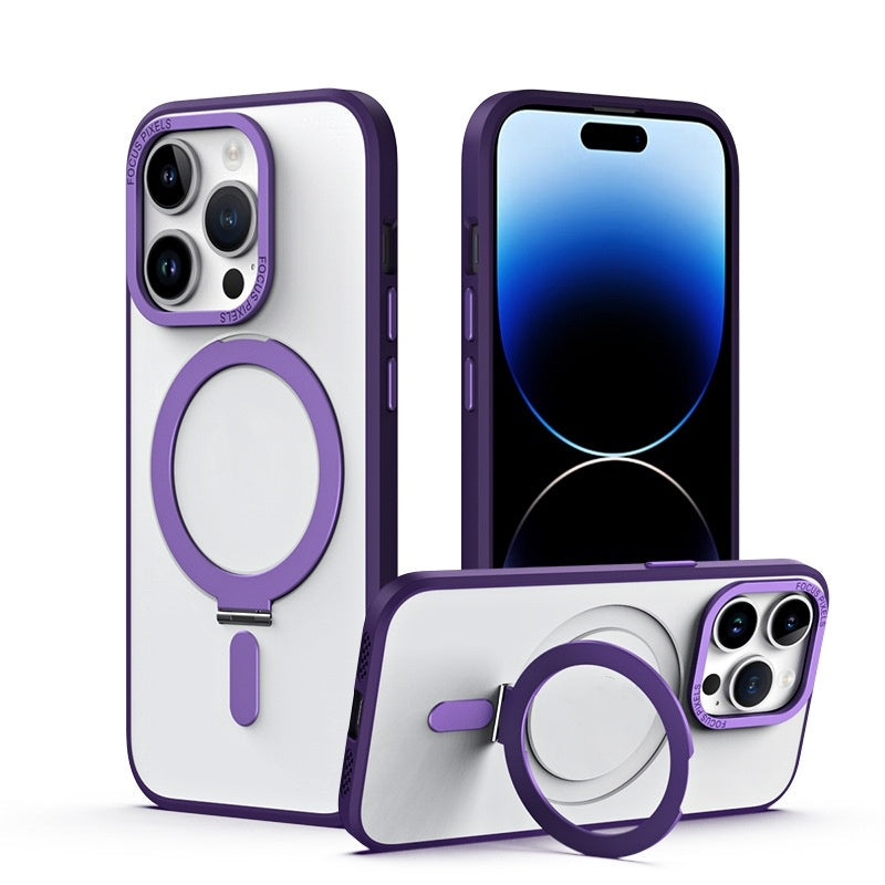 Applicable Wireless Magnetic Charging Phone Case Holder Protective Sleeve
