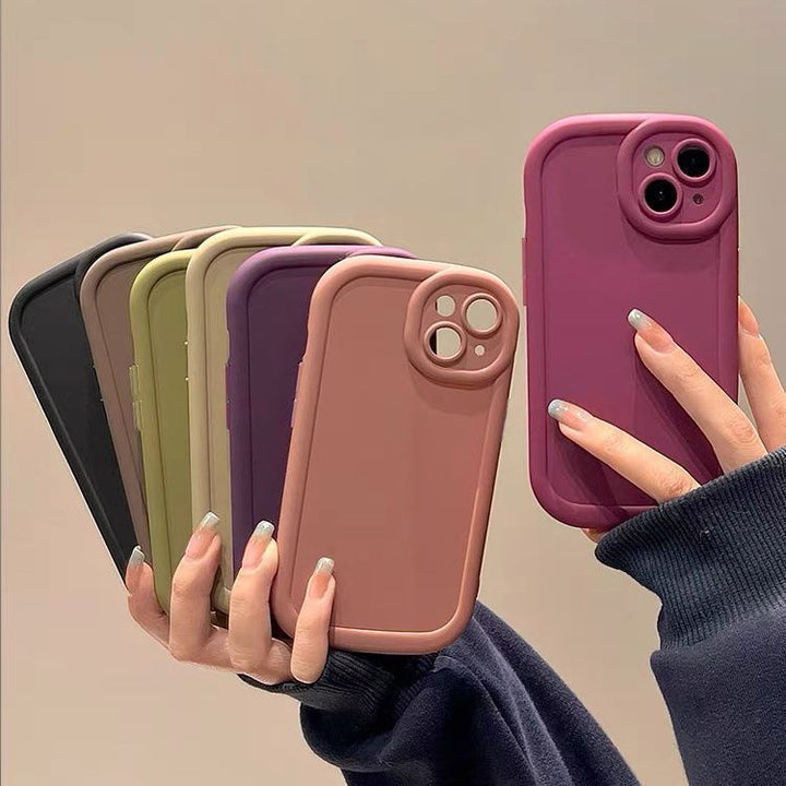 Simple Solid Color Anti Drop Premium Phone Case