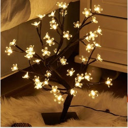 Luz de alambre de cobre LED Luz de dormitorio