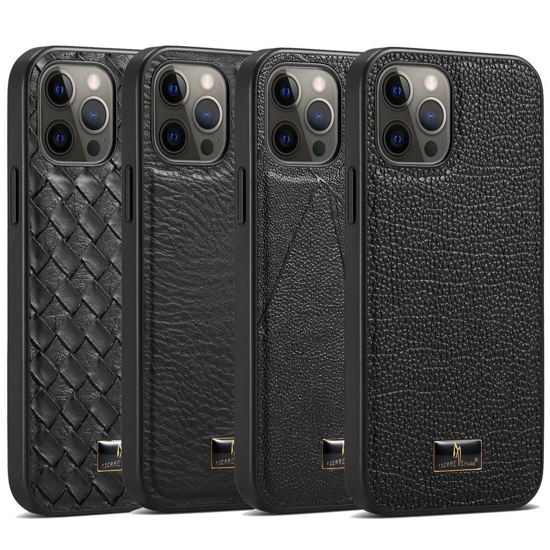 Leather XR Hardware Back Cover Protective Back Phone Case
