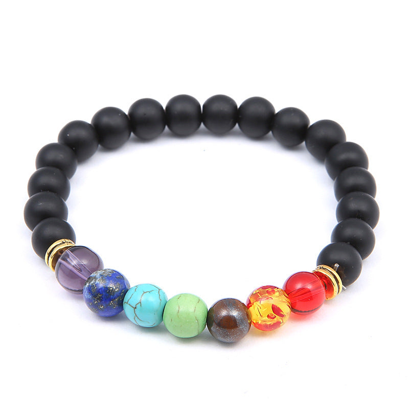 Fashion Universe Galaxy the Eight Planets Solar System Guardian Star Natural Stone Beads Bracelet Bangle