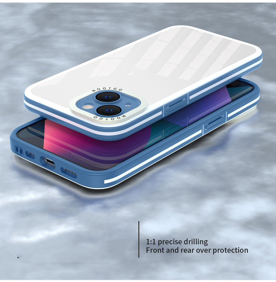 New All-inclusive Anti-fall Mobile Phone Case With Built-in Lens Film