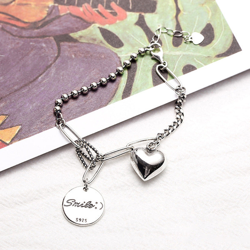 Love letter smile round card chain