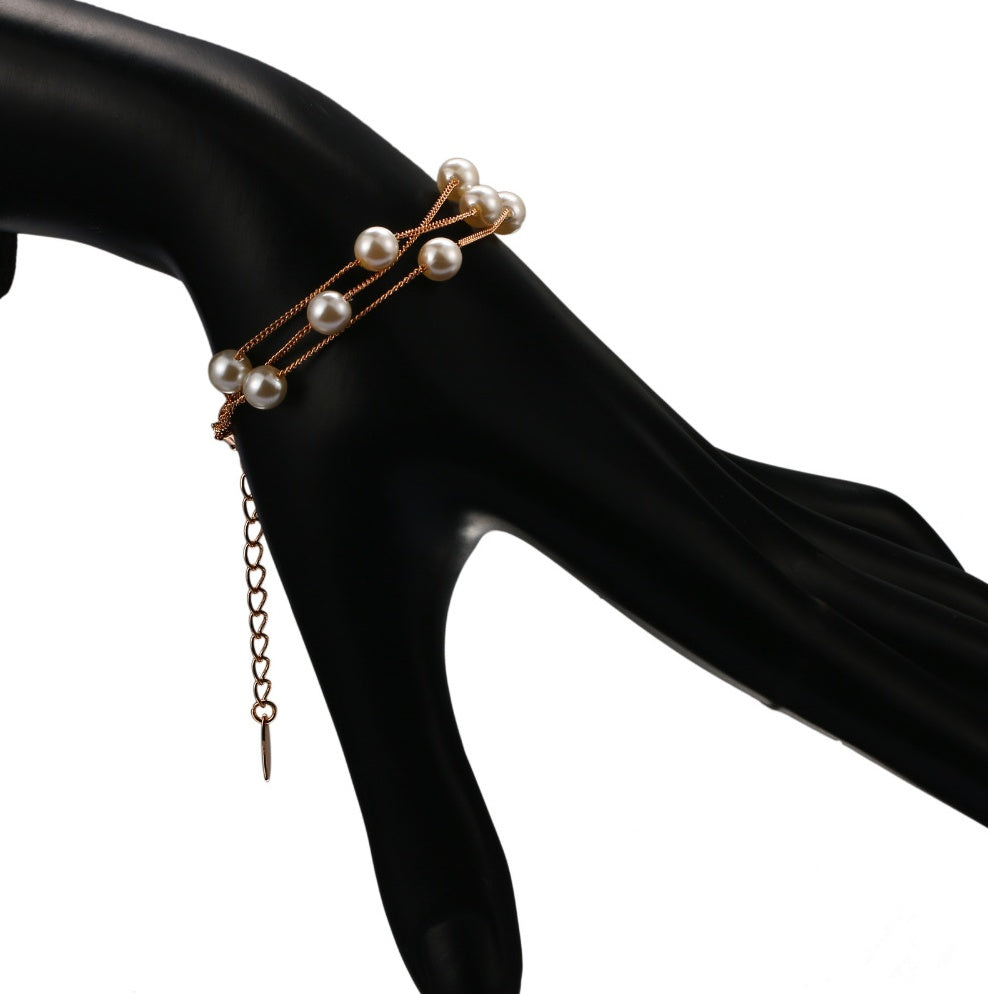 Le collier de bracelet perlé bijoux en or pour les femmes cadeaux en gros
