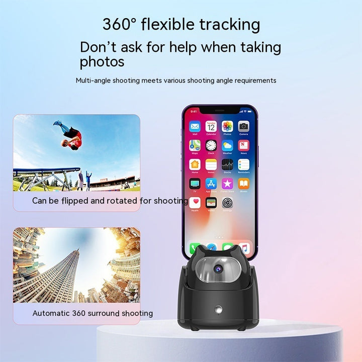 Мобилен телефон Selfie Stick 360 градус ротационна стойка за стрийминг на живо