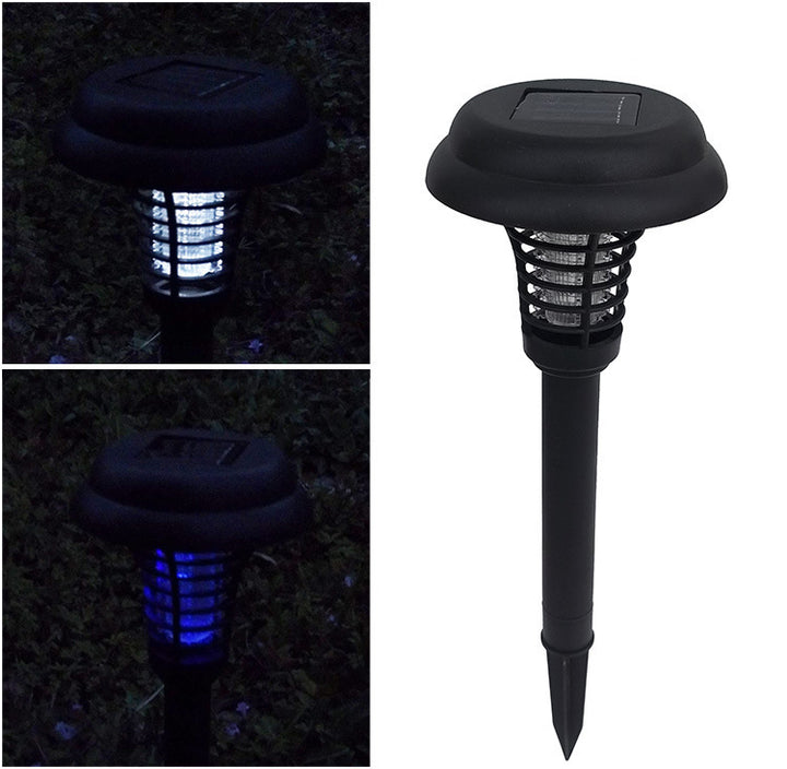 LED solaire LED rechargeable Anti-Mosquito lampe électronique Bogue de mouche Zapper insecte Pest UV Pièce de jardin extérieur Lampe Lampe