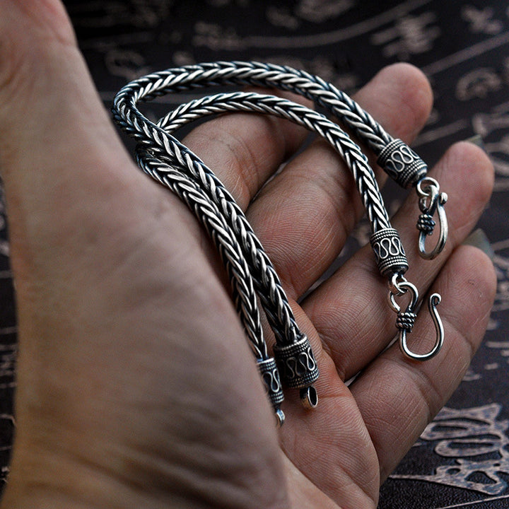 Vintage Braided Keel Bracelet Men