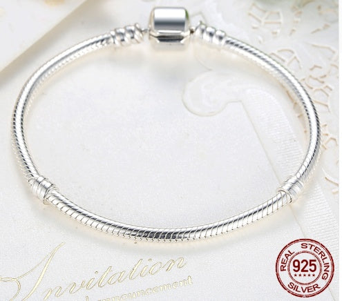 Луксозен 100% 925 стерлингов сребърен чар верига годни оригинални гривни за женски автентични бижута Pulseira подарък XCHS902