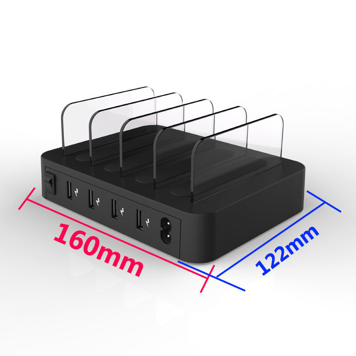 Mobile Phone Charger QC3.0 Fast Charging Multi Port Holder