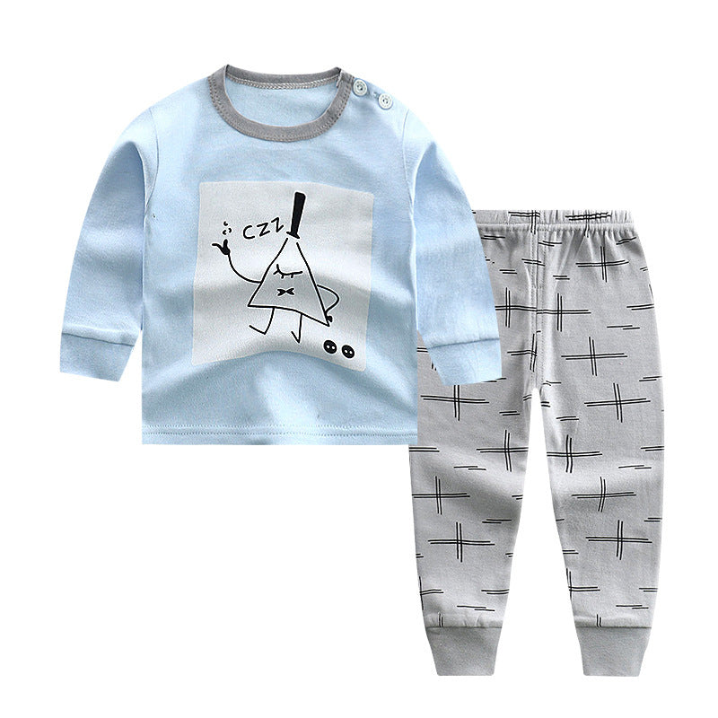 Long sleeve solid color children's clothing