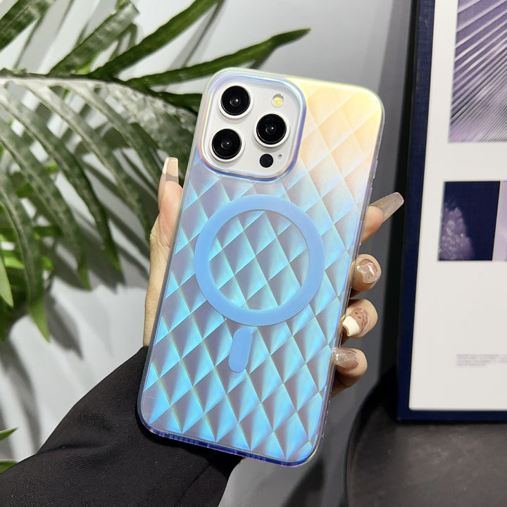 Laser Gradient Drop-resistant Frosted Magnetic Phone Case